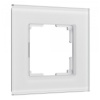 W0013101/ Рамка на 1 пост Werkel Senso белый, стекло soft-touch