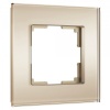 W0013111/ Рамка на 1 пост Werkel Senso шампань, стекло soft-touch