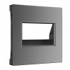 Накладка для двойной розетки Еthernet RJ-45 Werkel графит матовый