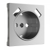 Накладка для розетки USB  Werkel серебряный матовый