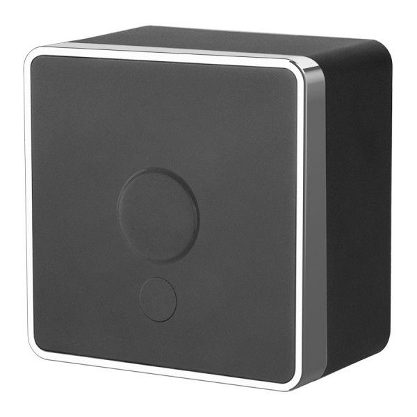 Вывод кабеля накладной Werkel Gallant черный/хром