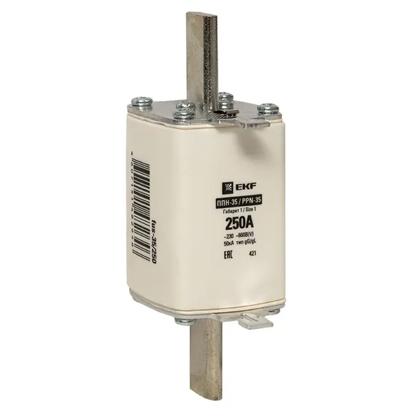 Плавкая вставка EKF ППН-35 250/250А габарит 1