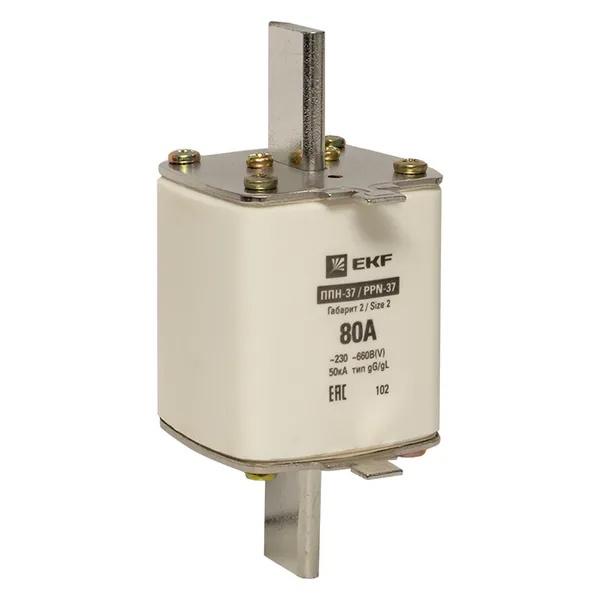 Плавкая вставка EKF ППН-37 400/80А габарит 2