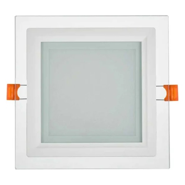 Светильник светодиодный ИЭК LED ДВО 1624 12W 4000К 1020Lm IP20 со стеклом квадрат 125x125/160x160x37