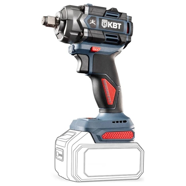 Гайковерт КВТ WB-20-500 без АКБ и ЗУ Профи с максимальным крутящим моментом 500 Нм