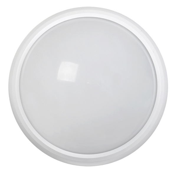 Светильник светодиодный ИЭК ДПО 5142Д 12Вт 6500K 960Lm IP65 круг белый с акустическим датчиком