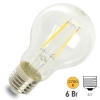 Лампа светодиодная филаментная Feron.PRO LB-1106 A60 6W 2700K 175-265V E27 960Lm теплый свет