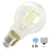 Лампа светодиодная филаментная Feron.PRO LB-1106 A60 6W 6400K 175-265V E27 1000Lm дневной свет