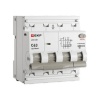 Дифавтомат EKF PROxima АВДТ-63N 3P+N 63А 30мА характеристика C тип АС трехфазный электронный 6кА (дифференциальный автомат, АВДТ)