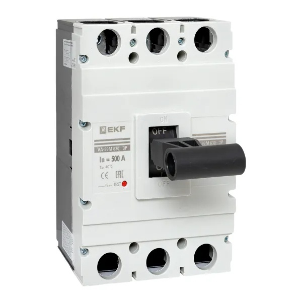 Выключатель автоматический EKF ВА-99M 630/500А 3P 50кА