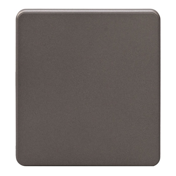 Перекрестный выключатель одноклавишный Kranz Miele Strong 10А с рамкой титан