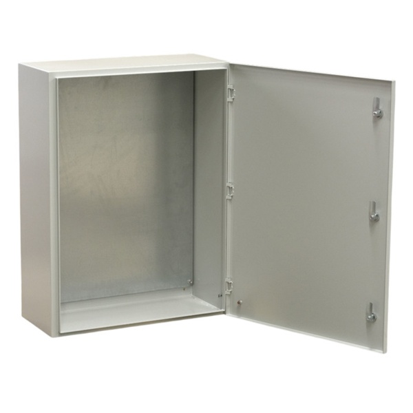 Корпус металлический навесной с монтажной панелью DEKraft ЩРНМ 2.0 700х500х250 IP31 RAL7035