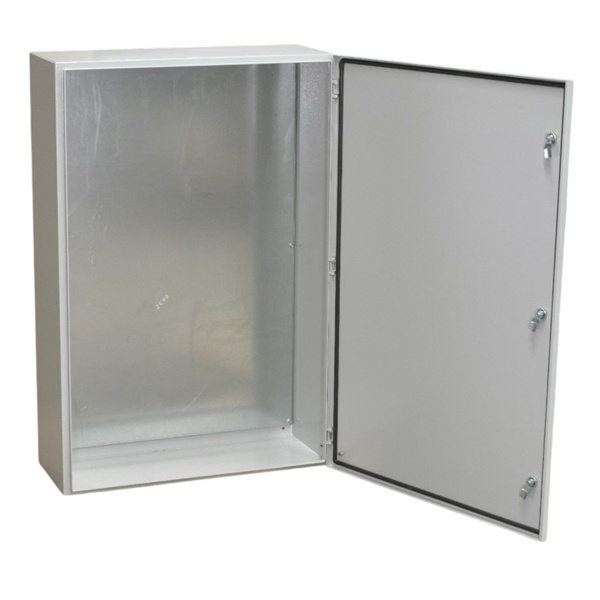 Корпус металлический навесной с монтажной панелью DEKraft ЩРНМ 2.0 1200х600х300 IP55 RAL7035