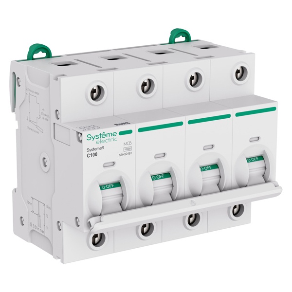 Автоматический выключатель SE Systeme9 С100А 4П 10кА 6м (автомат электрический)
