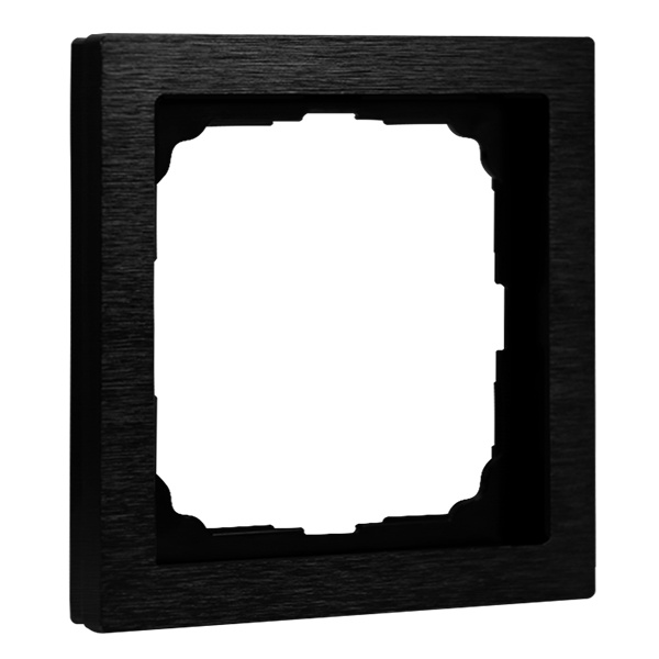 Рамка Systeme Electric ArtGallery Pure 1 пост металл, оникс