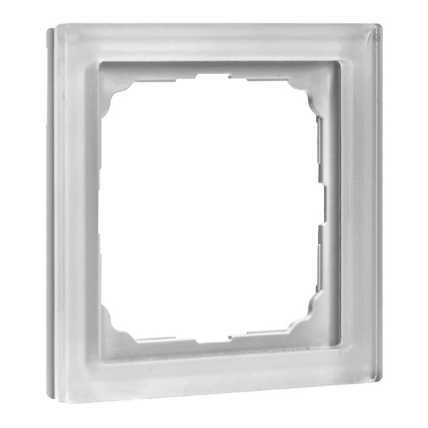 Рамка Systeme Electric ArtGallery Pure 1 пост органическое стекло, белый