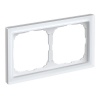 Рамка Systeme Electric ArtGallery Pure 2 поста органическое стекло, белый