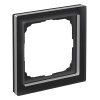 Рамка Systeme Electric ArtGallery Pure 1 пост матовое органическое стекло, черный