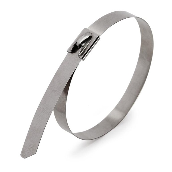 Стяжка стальная Fortisflex СКС (304) 4.6x300 мм из нержавеющей стали AISI 304 в мини упаковке (50шт)