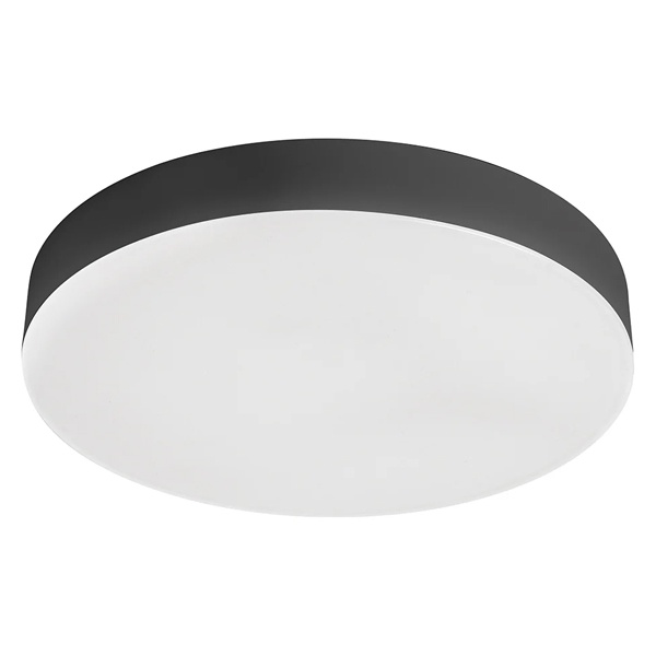 Светильник светодиодный накладной Feron AL266 18W 4000К 1440Lm IP44 черный, круглый