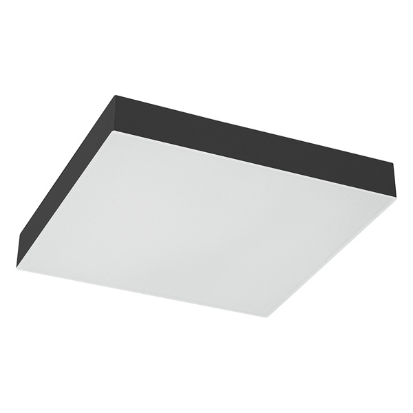 Светильник светодиодный накладной Feron AL267 18W 4000К 1440Lm IP44 черный, квадратный