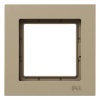 Рамка 1-местная EKF IP44 Эпика шампань