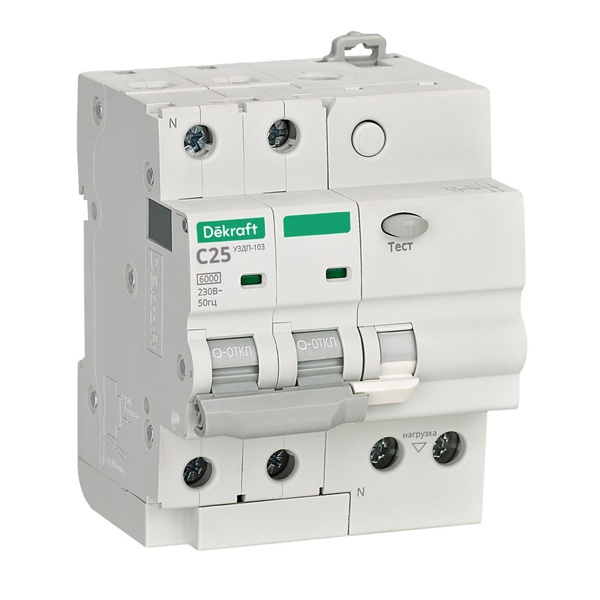 Устройство защиты от дугового пробоя DEKraft УЗДП-103 2P C40A 6кА