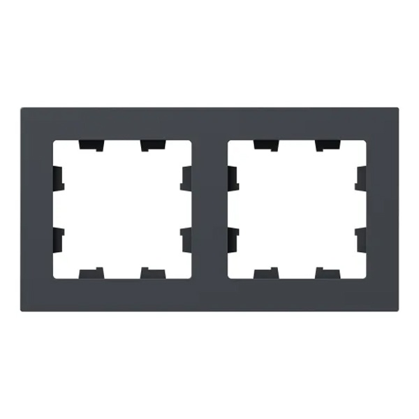 Рамка 2-местная EKF Эпика графит