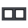 Рамка 2-местная EKF IP44 Эпика графит