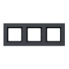 Рамка 3-местная EKF IP44 Эпика графит