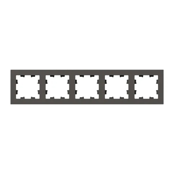 Рамка 5-местная EKF Эпика мокко