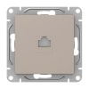 Механизм компьютерной розетки EKF RJ45 кат.5 Эпика кремовый
