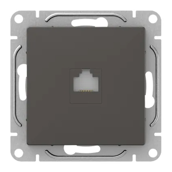 Механизм компьютерной розетки EKF RJ45 кат.5 Эпика мокко