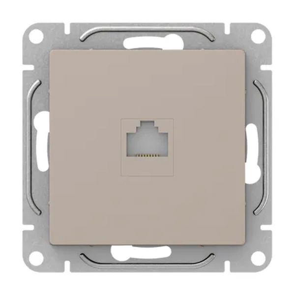 Механизм телефонной розетки EKF RJ11 Эпика кремовый