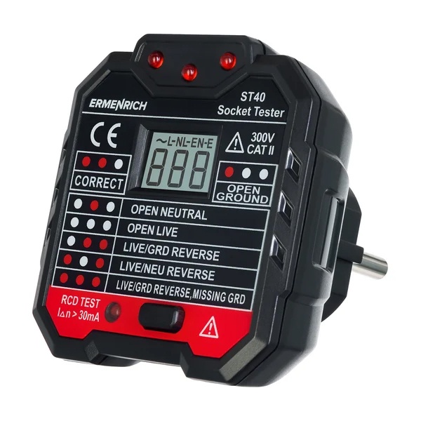 Тестер розеток Ermenrich Zing ST40