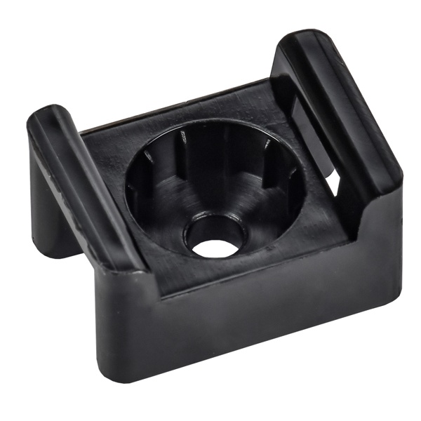 Площадка монтажная ИЭК 16х23 под пистолет [уп.100шт] черная