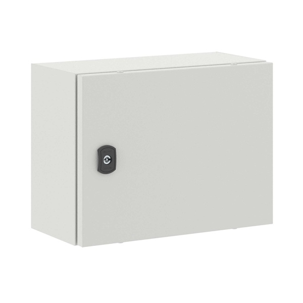 Навесной металлический влагозащищенный шкаф DKC STE 300х400х200мм с монтажной платой IP66