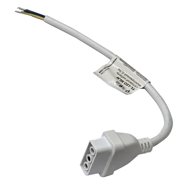 Кабель питания FL-LED MLM 0,3 м белый