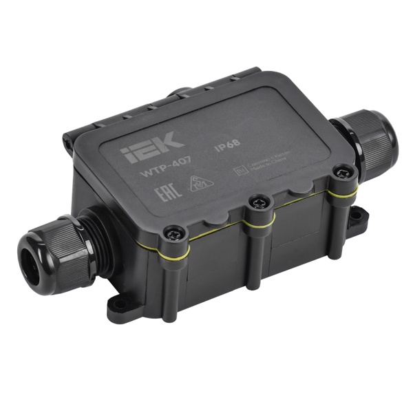 Коробка распределительная ИЭК WTP-407 3 ввода герметичная 131х80х37 мм IP68