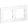 Рамка 2-местная ИЭК FLITE Classic РУ-2-К-ФлБ белый