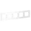 Рамка 5-местная ИЭК FLITE Classic РУ-5-К-ФлБ белый