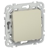Переключатель одноклавишный ИЭК FLITE ВС61-1-0-ФлШ 10А шампань