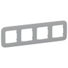 Рамка 4-местная ИЭК FLITE Artistic РУ-4-А-ФлС серый