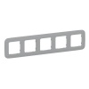 Рамка 5-местная ИЭК FLITE Artistic РУ-5-А-ФлС серый