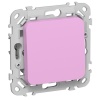 Переключатель перекрестный одноклавишный ИЭК FLITE ВС71-1-0-ФлПр 10А пурпурный