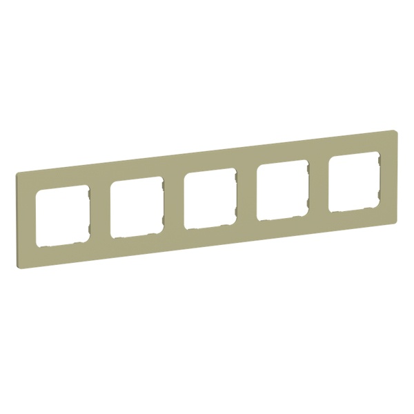 Рамка 5-местная ИЭК FLITE Classic РУ-5-К-ФлО оливковый