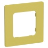Рамка 1-местная ИЭК FLITE Classic РУ-1-К-ФлЖК желтый карри