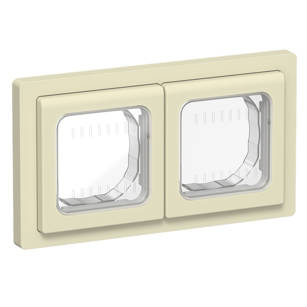 Рамка 2-местная ИЭК FLITE IP55 Рпро-2-55-ФлН навахо