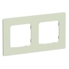 Рамка 2-местная ИЭК FLITE Classic РУ-2-К-ФлП панг