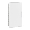 Щиток встраиваемый для полых стен слаботочный DKC FRAME 36м белая дверца, плата, розетки IP40 белый